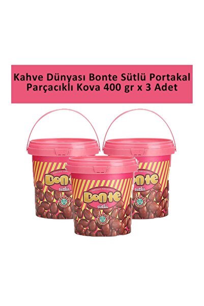 Kahve Dünyası Kahve Dünyası Bonte Portakal Parçacık Kova 400 GR x 3 Adet