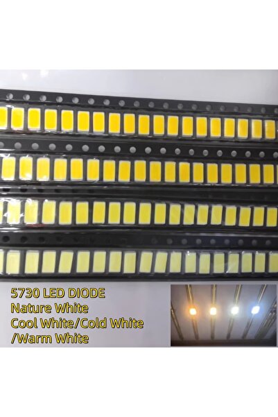 choice2 4000-4500K LAUBEI 100 قطعة 5730-CW WW 0.5W-150Ma 50-55lm ضوء أبيض 300...