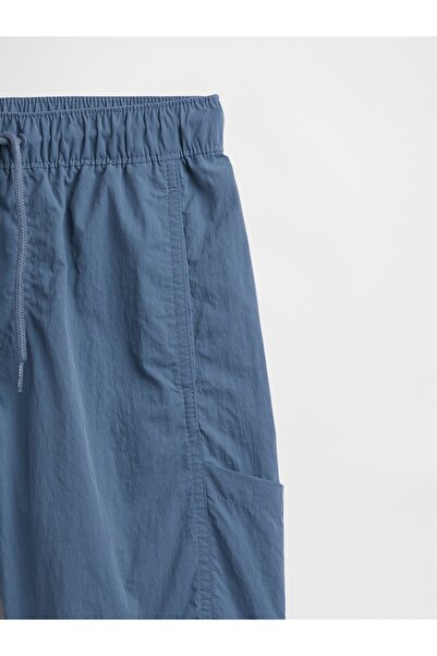 GAP Erkek Çocuk Mavi Pull-On Hybrit Kargo Şort