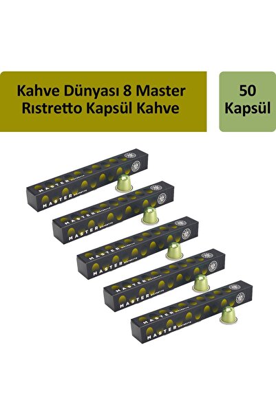 Kahve Dünyası Kahve Dünyası 8 Master Rıstretto Kapsül Kahve x 5 Adet