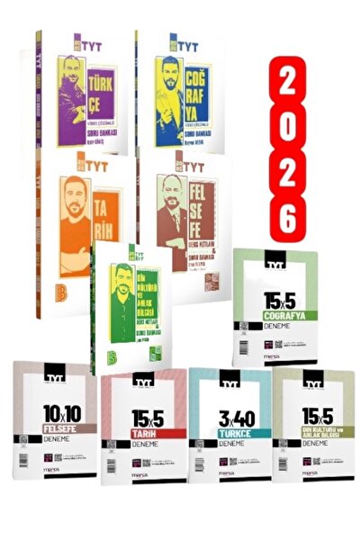 Benim Hocam Yayınları 2026 TYT Sözel Türkçe-Tarih-Coğrafya-(2025 Felsefe Soru...