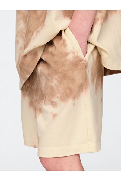 GAP Erkek Çocuk Açık Kahverengi Kids 5" Washed Kolay Şortlar