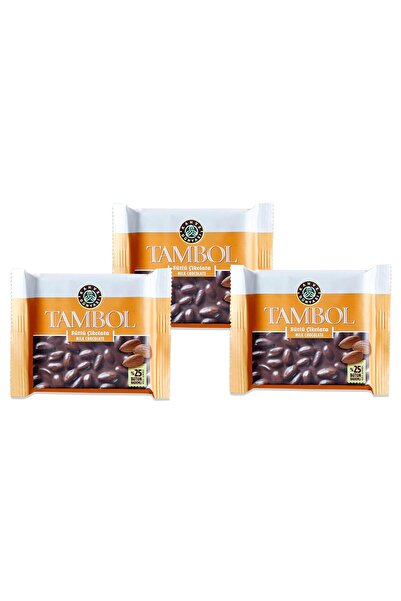 Kahve Dünyası Kahve Dünyası Tambol Sütlü Çikolata77 gr x 3 Adet