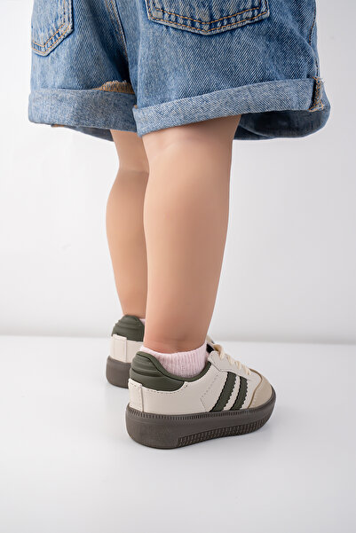 Blyss Girl Boy Child Baby Beige Khaki Sports Shoes Sneaker