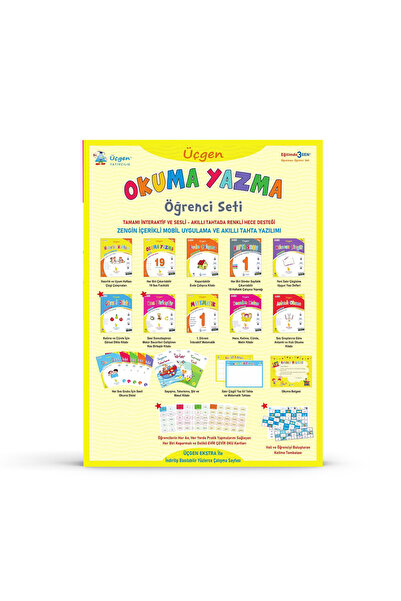 Üçgen Yayıncılık Üçgen 2025 1. Sınıf Okuma Yazma Seti A-N-E-T-İ-L