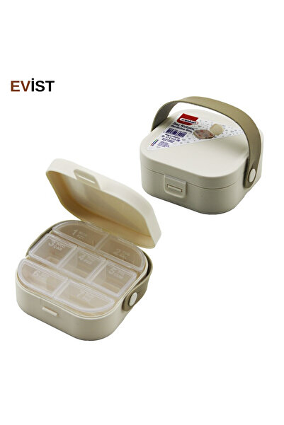 EVİST Evist-KUTU ÇANTALI İLAÇ KUTUSU (7 GÜNLÜK= 2+2+3 ŞEFFAF PLASTİK ) (TAŞIM...