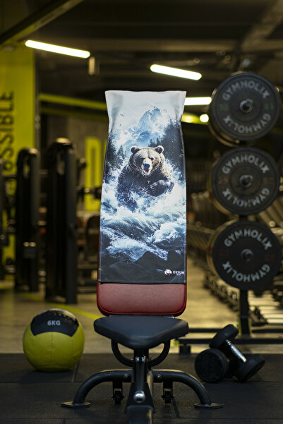 OXIUM BEAR Pamuklu Yeni Nesil Fitness Spor Havlusu - Dijital Baskılı - Hızlı ...