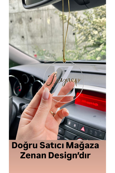 Genel Markalar – Kişiye Özel İsimli Pleksi Dikiz Aynası Araba Süsü – Şık ve D...