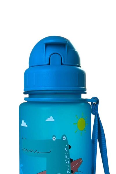 ZUZUNGA Cute Bear Printed Pirate Themed 400 ml Water Bottle / Flask