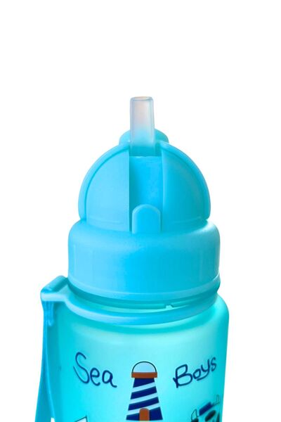 ZUZUNGA Cute Bear Printed Pirate Themed 400 ml Water Bottle / Flask