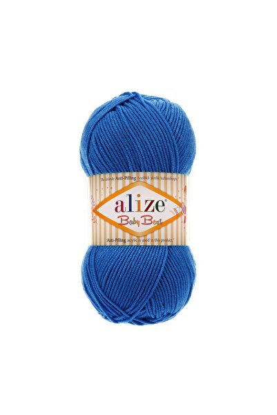 Alize 5 τεμάχια Baby Best 141 Saks Blue 10% Bamboo - 90% Acrylic (αντι-πιλίνγκ ακρυλικό) / 100 Gr - 240 M