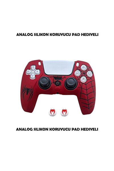 DeadSkull PS5 Dualsense Koruyucu Silikon Kılıf + Analog Silikon Koruyucu