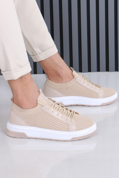 sauron Erkek Spor Ayakkabı Örme Triko Nefes Alabilen Sneakers Pusped Tabanlı