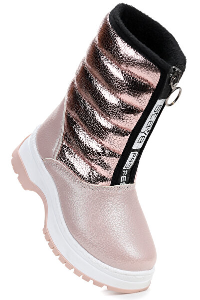 Kiko Kids Vakko Zippered Girl's Snow Boots Arz 2732