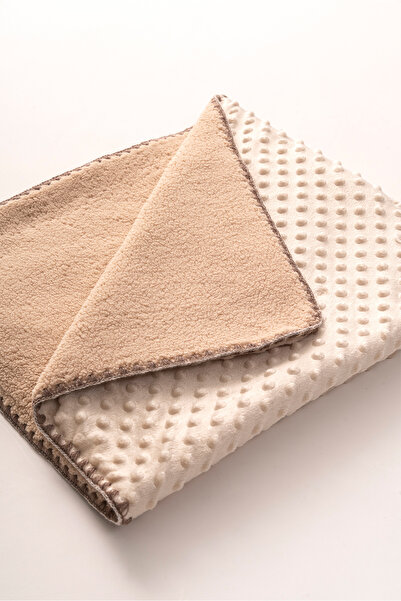 MAHFEL 100% Welsoft and Fleece Double Layer 1St Class Baby & Kids Blanket Brown