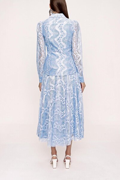 SOCIETA Blue Lace Suit 12269