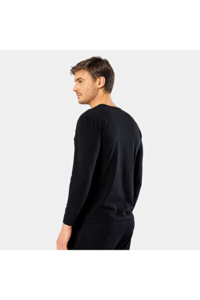 Cacharel Ανδρικό κοντομάνικο μπλουζάκι 1332 V-Neck - Μαύρο