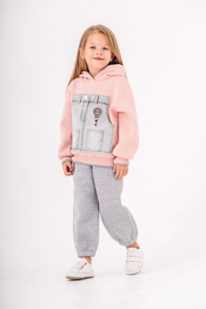 XO Kids 4-8 Years Girl's Set - Lower and Upper Set 7212