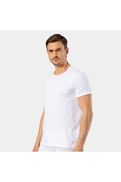 Cacharel - Μπλουζάκι με λαιμόκοψη 1305/Λευκό