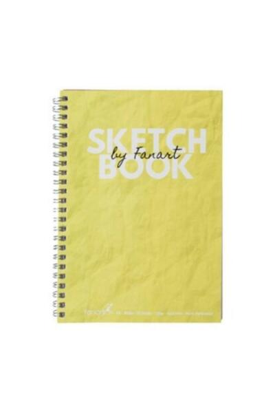 Fanart Academy Sketch Book 120 Gr Spiral 50 Yp A6 Yellow 8674