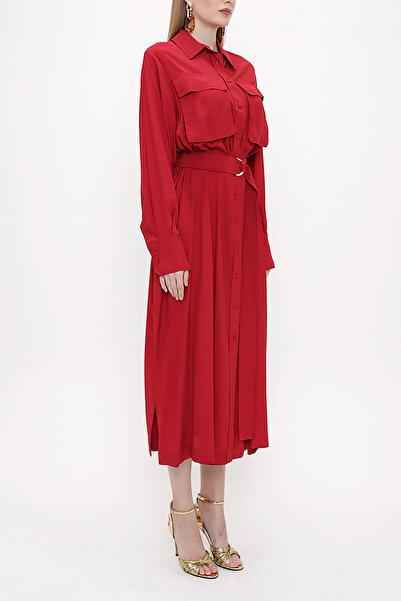 SOCIETA Belted Loose Cut Dress 93827