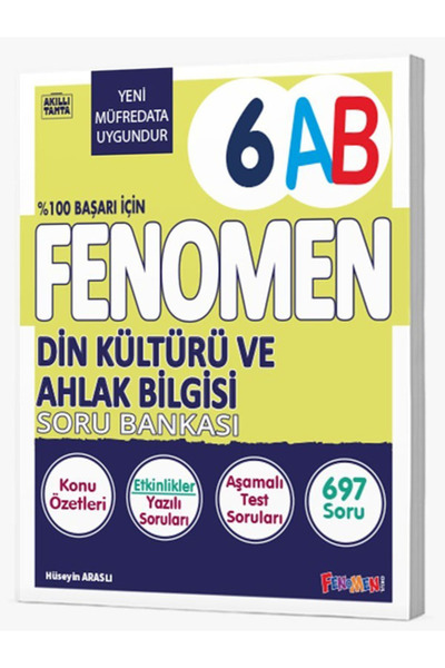 fenomen okul 6. Sınıf Din Kültürü Ve Ahlak Bilgisi A-b Soru Bankası 2025
