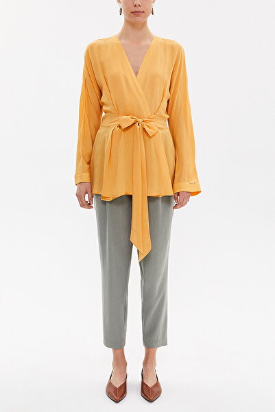 SOCIETA Hardal Kuşaklı Bluz 19765