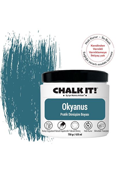 Işın Mumcu Artisan Chalk It Kendinden Vernikli Boya | Okyanus