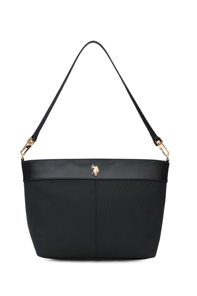 U.S. Polo Assn. Black-Black Women's Shoulder Bag Us25665