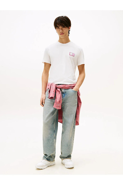 Tommy Hilfiger TJM SLIM POP COLOR FLAG TEE EXT T-Shirt