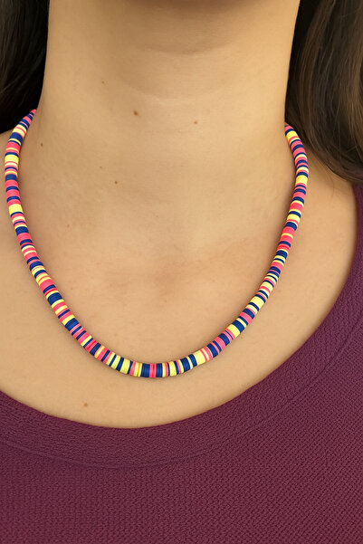 Fun Life Renkli Fimo Boncuk Kolye