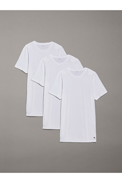 Calvin Klein Erkek Beyaz T-Shirt LV00NB4051 100