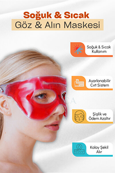 Vanaca Grup Termojel Göz Ve Burun Maskesi, Burun Ameliyatı Sonrası Ödem Morluk Giderici, Göz Altı Şişlik Morluk