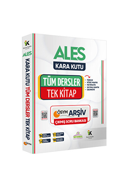 İnformal Yayınları ALES TÜM DERSLER TEK KİTAP Kara Kutu ÖSYM Soru Havuzu Çıkm...