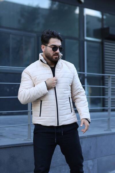 YONEZ MODA Ανδρικό μπουφάν με καπιτονέ επένδυση