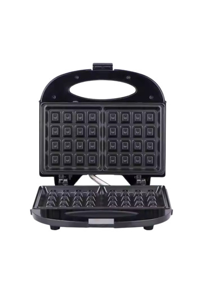 Blasko Waffle Maker 750W, Non-Stick Plates, Adjustable Thermostat, Locking Flap, Compact Design
