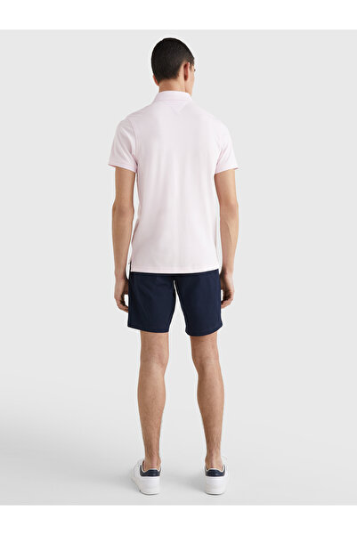 Tommy Hilfiger Men's 1Pink Polo Neck T-Shirt Mw0Mw17771 Tog