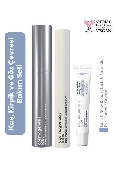 Cosmogenesis Labs Kaş, Kirpik ve Göz Çevresi Bakım Seti Vegan