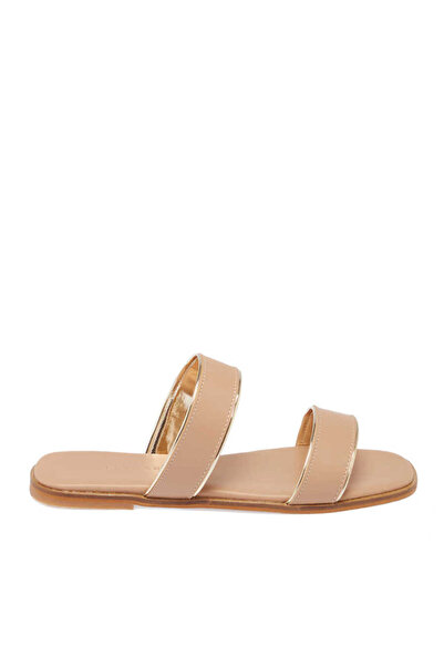 Tergan Nude Vegan Kadın Terlik - K24Y1TR67090-Q4M