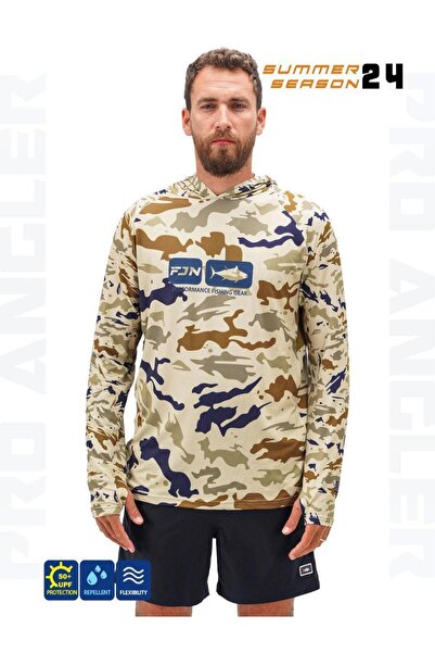 Fujin Pro Angler S24 Hooded Natural Camo M
