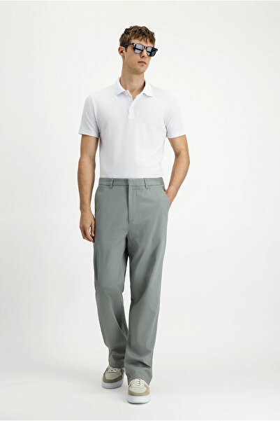 Kiğılı Regular Fit Lycra Canvas / Chino Pants