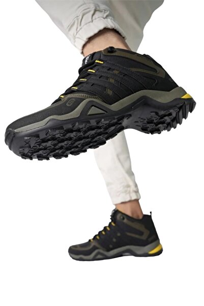 Liger Ανδρικά Winter Trekking - KHAKI YELLOW Sports Boots