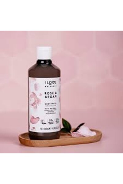 I Love غسول اليدين الطبيعي بالورد والأرغان، زيوت طبيعية من الورد والباتشولي، ...