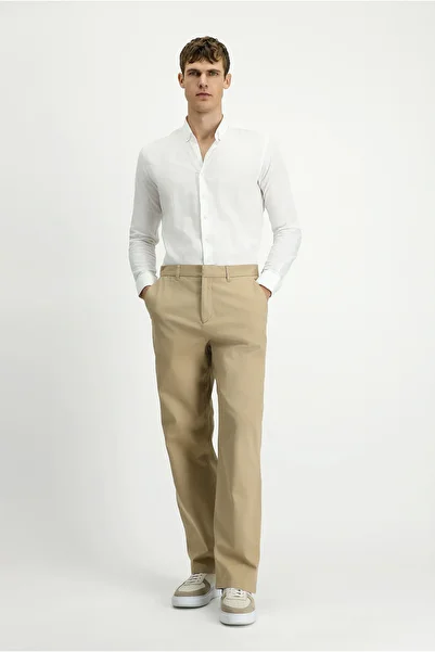 Kiğılı Regular Fit Lycra Canvas / Chino Pants