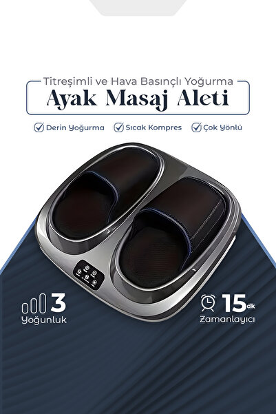 EN SİGA Ayak Sağlık masajı rahatlama isı titreşim Hava Sıkıştırmalı ayak ile ...
