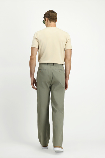 Kiğılı Regular Fit Likralı Kanvas / Chino Pantolon