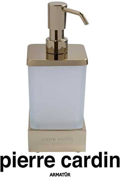 Pierre Cardin Roma Set Üstü Sıvı Sabunluk Altın – Banyo Aksesuarı Sıvı Sabunluk