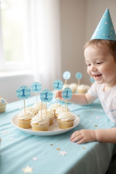 Cadde Süs 1 Yaş Temalı Kürdan