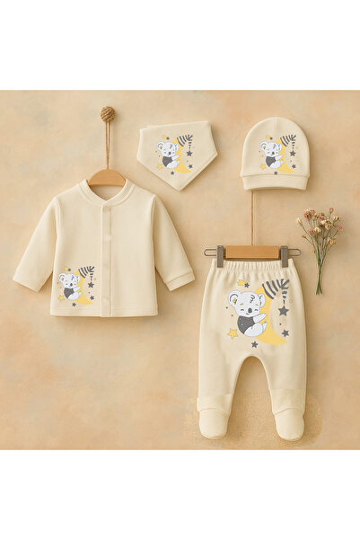 bebekpare طقم خروج الطفل من المستشفى بتصميم كوالا - سليبي