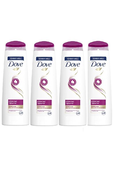 Dove Tratament pentru păr lung cu șampon 400ml 4 buc
